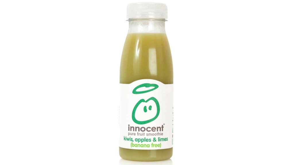 Innocent smoothie bottle – market segmentation examples focusing on health-conscious, eco-friendly consumers.